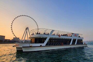 Dubai Marina Dinner Cruise with Live Music & Drink Options