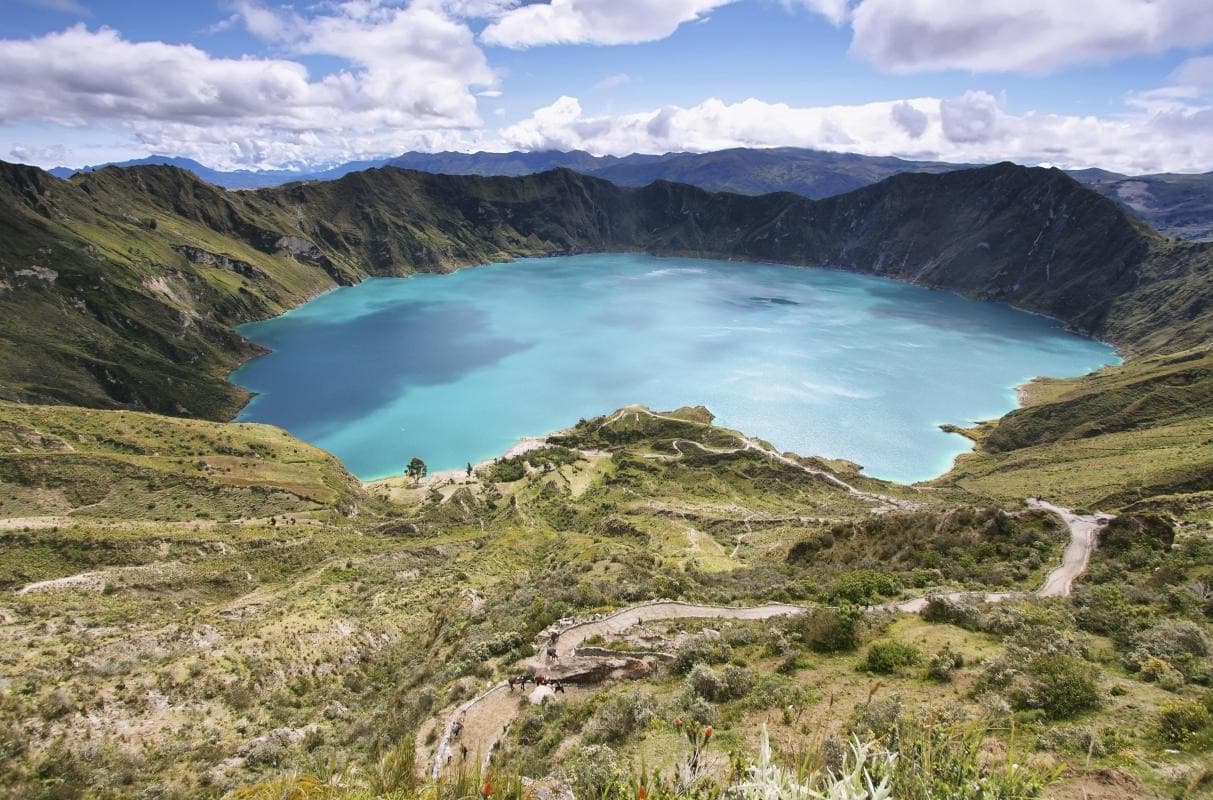 Quilotoa-Lagune