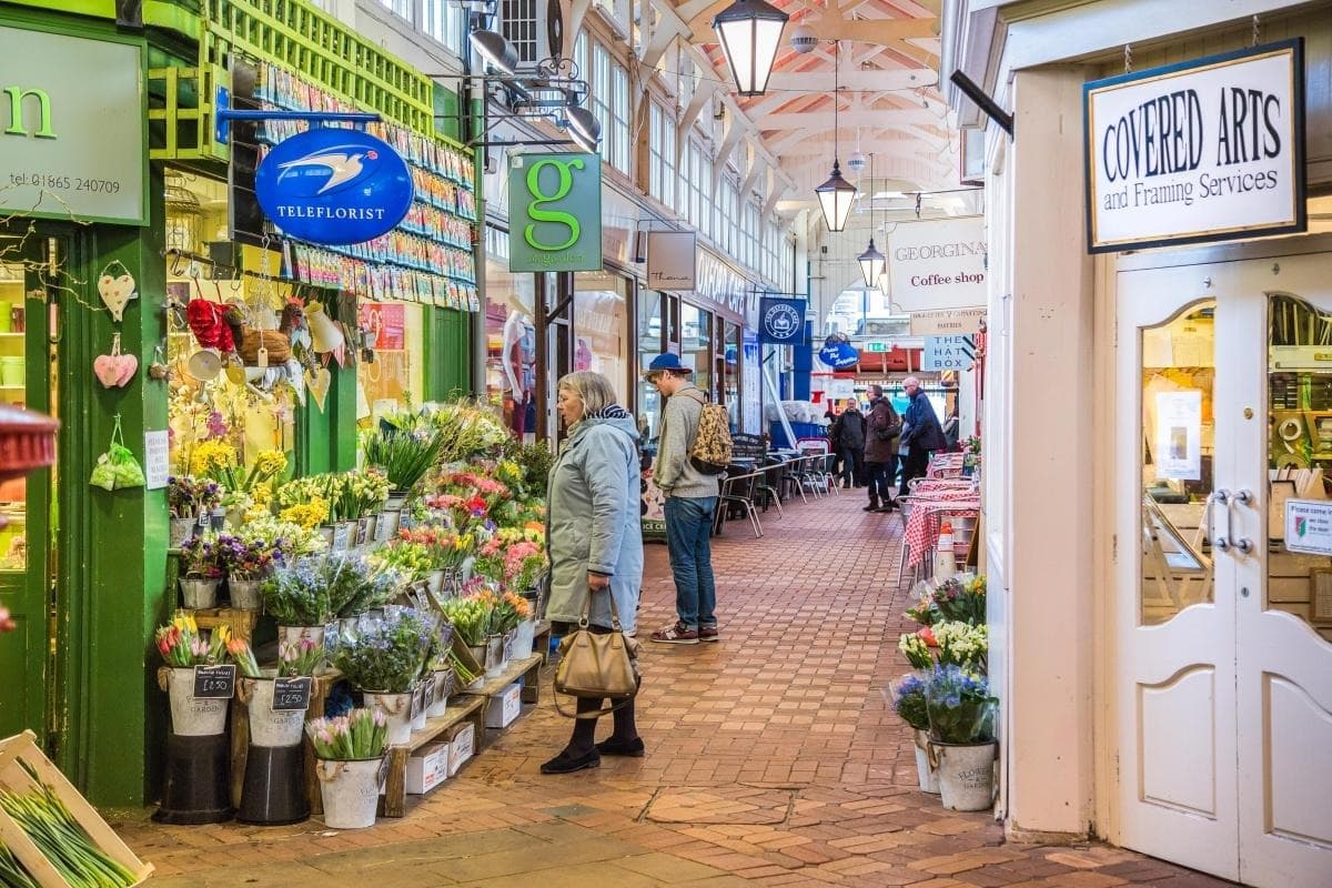 Überdachter Markt in Oxford